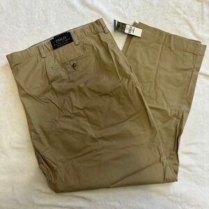 Polo Ralph Lauren Mens Stretch Classic Fit Chino Pants Tan 58x32 NWT